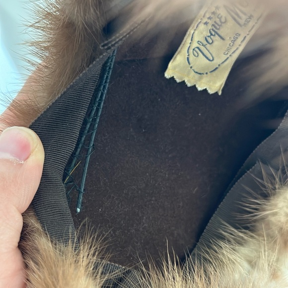 Vintage fur head band medium size - Picture 8 of 16